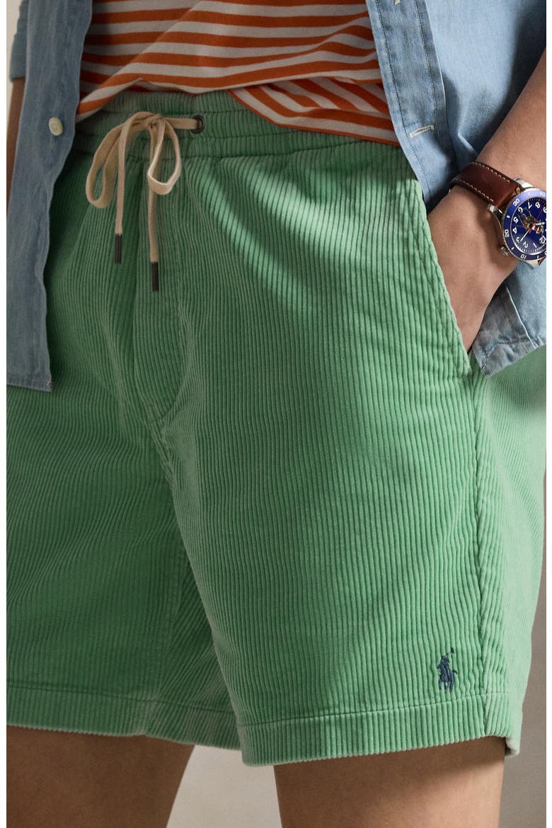 Prepster Corduroy Shorts, Alternate, color, CELADON