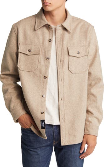 Schott NYC CPO Wool Blend Work Shirt | Nordstrom
