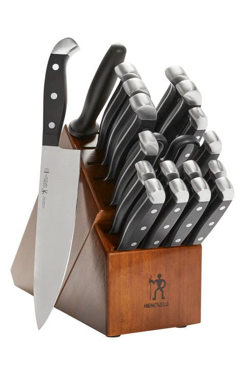 Statement 20-Piece Self-Sharpening Knife Block Set