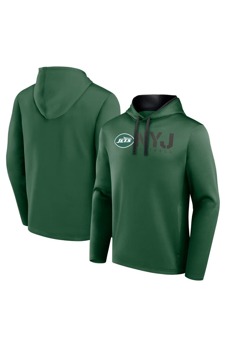 Logo Athletic Men's Logo Athletic Green New York Jets Head Start Pullover Hoodie, Main, color, Green