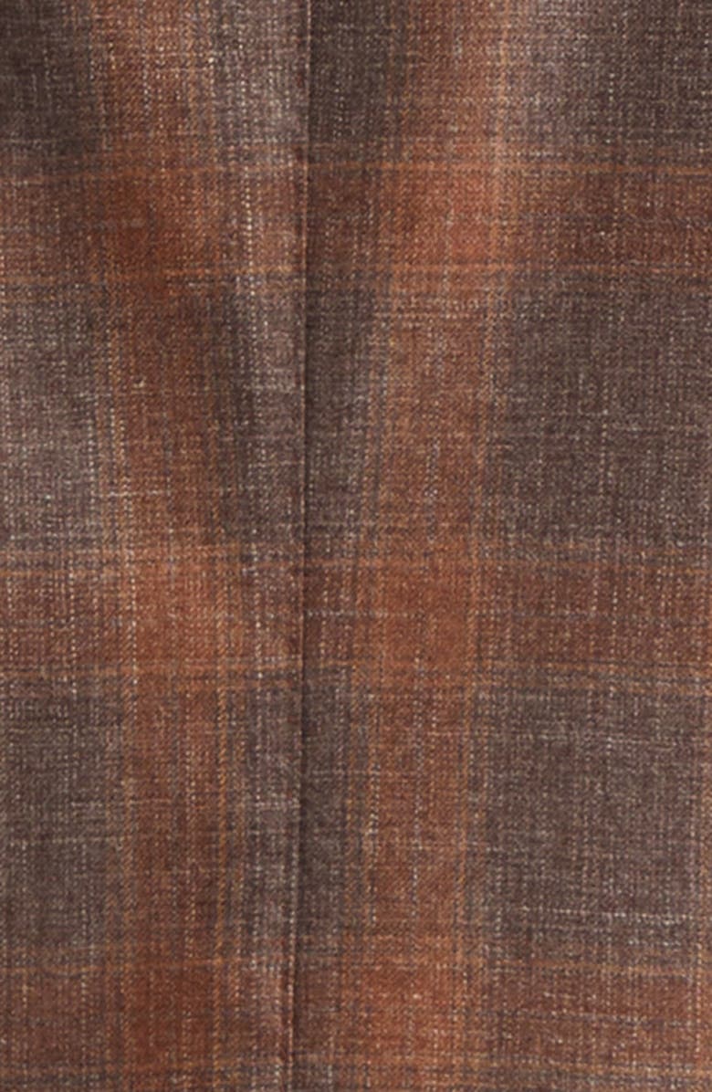 Boglioli K-Jacket Check Wool, Silk & Linen Sport Coat, Alternate, color, Rust