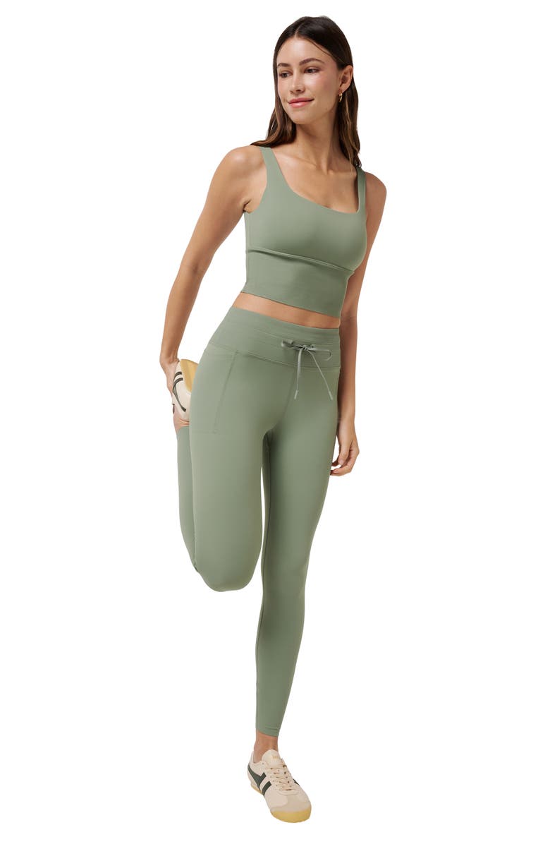 TravisMathew Limitless Bonded Sports Bra, Alternate, color, Sea Spray