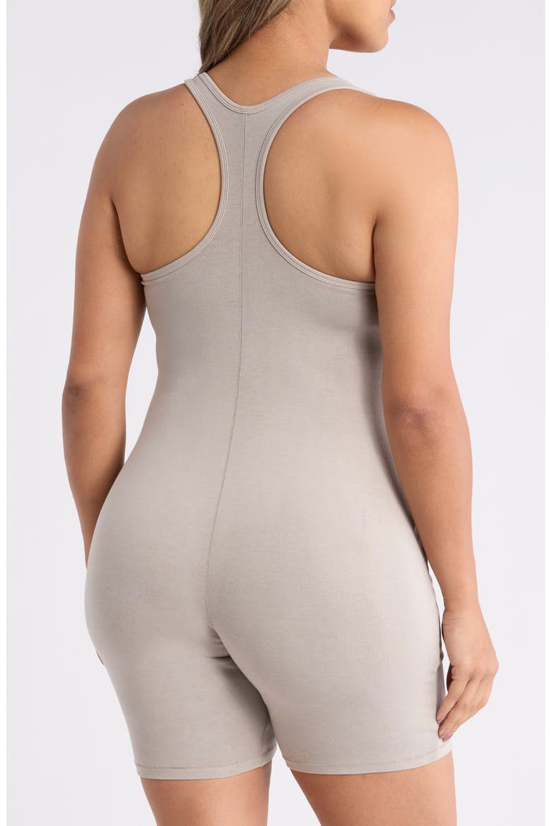 Outdoor Mid Thigh Bodysuit, Alternate, color, STONE