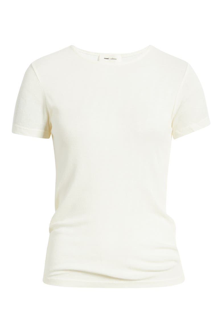Basic Wool Blend T-Shirt, Alternate, color, MARSHMALLOW