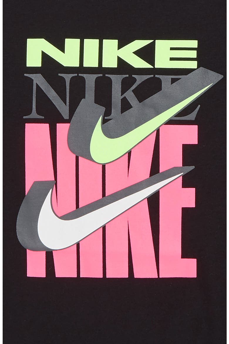 Sportswear Double Swoosh Graphic T-Shirt, Alternate, color, BLACK/ HYPER PINK