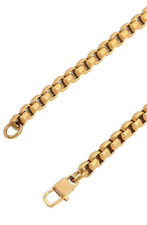 Geoffrey Beene Box Chain Necklace