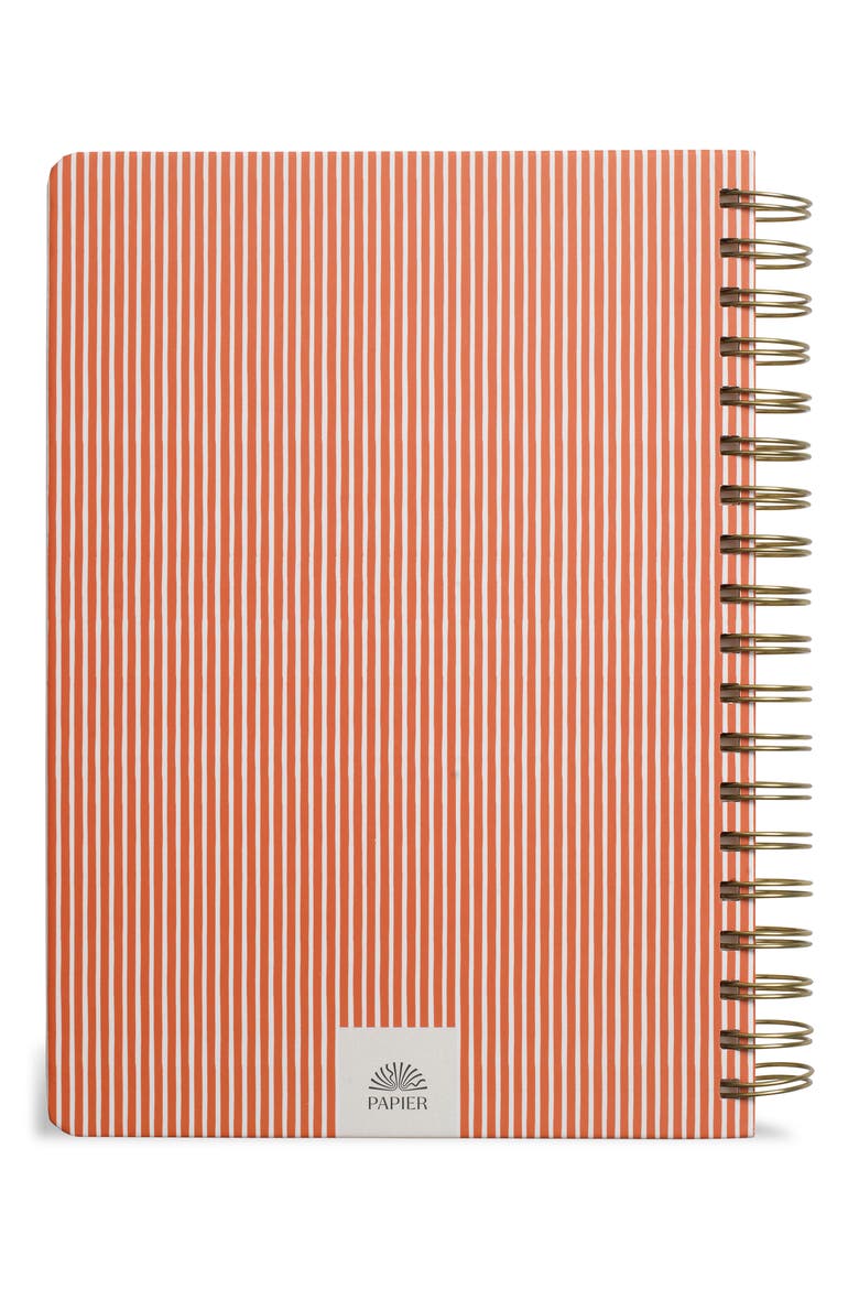 Eat Well Spiral Recipe Journal, Alternate, color, MEDIUM ORANGE