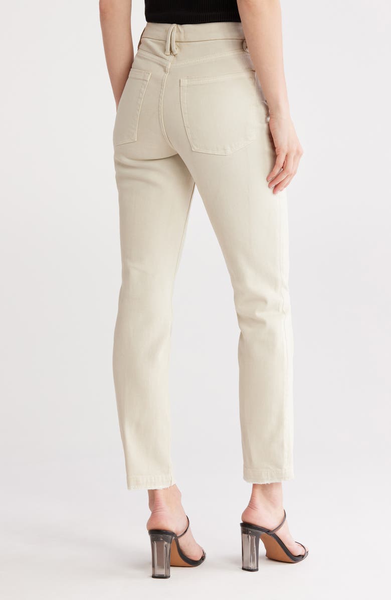 Good American Good Classic High Waist Skinny Jeans, Alternate, color, Bone01