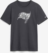 Nike Men's Nike Anthracite Tampa Bay Buccaneers Fractal Logo T-Shirt