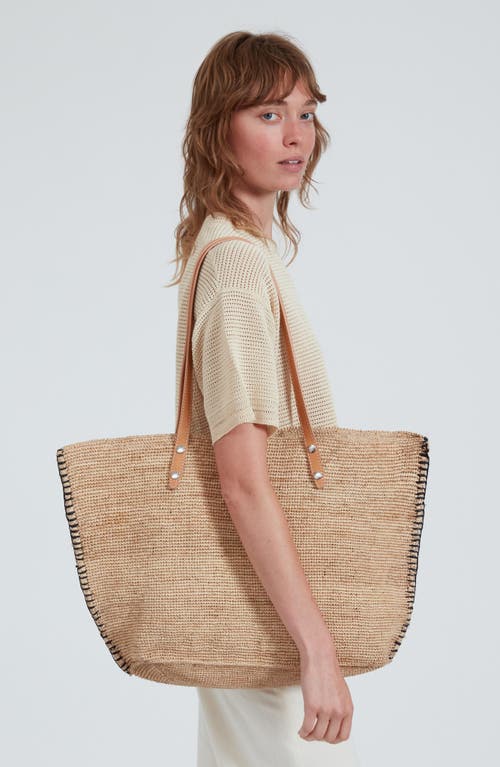 Rag & Bone Ingrid Daily Straw Tote In Natural