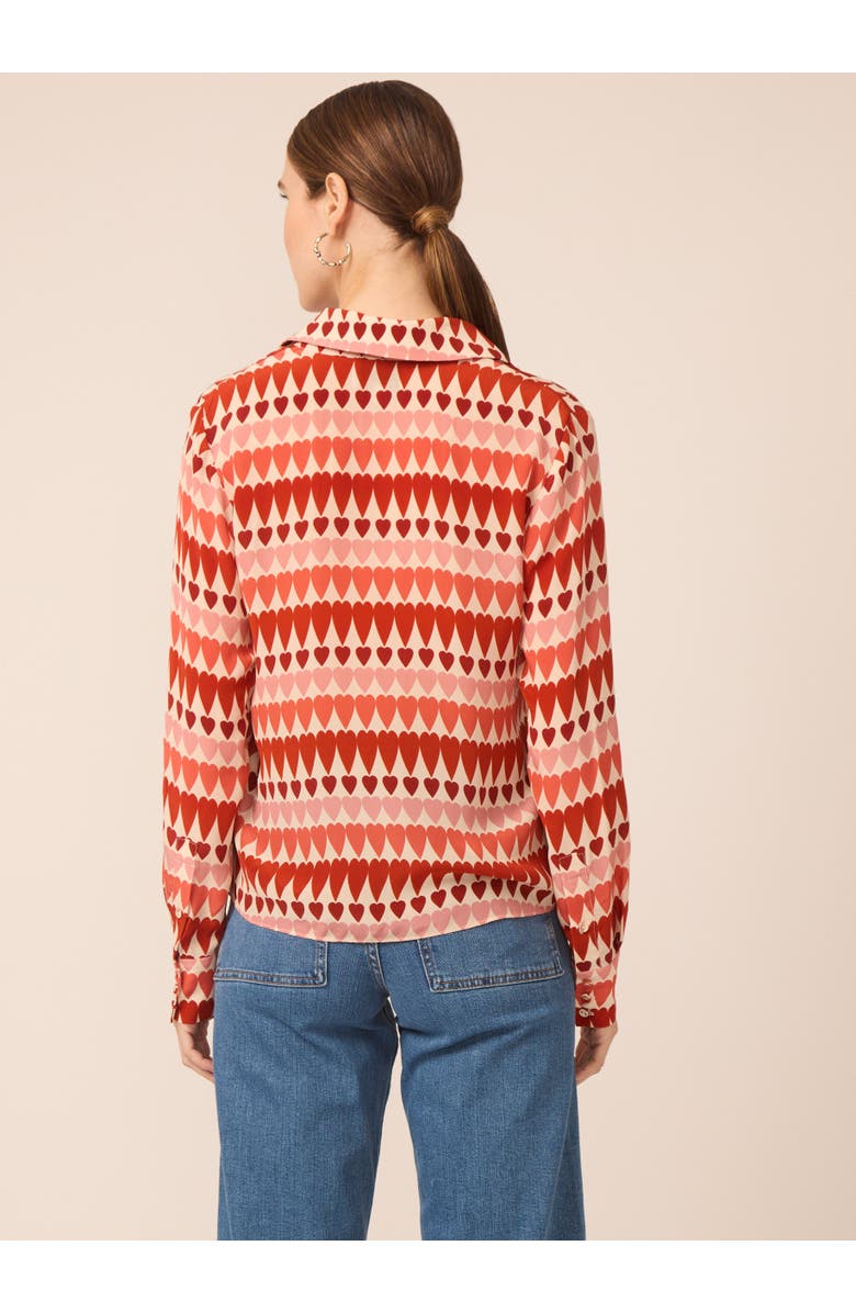 Gilner Farrar Troy Blouse, Alternate, color, Wild Hearts