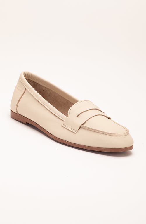 Forever & Always Shoes Dorothy Leather Loafer in Light Beige Leather at Nordstrom, Size 8.5