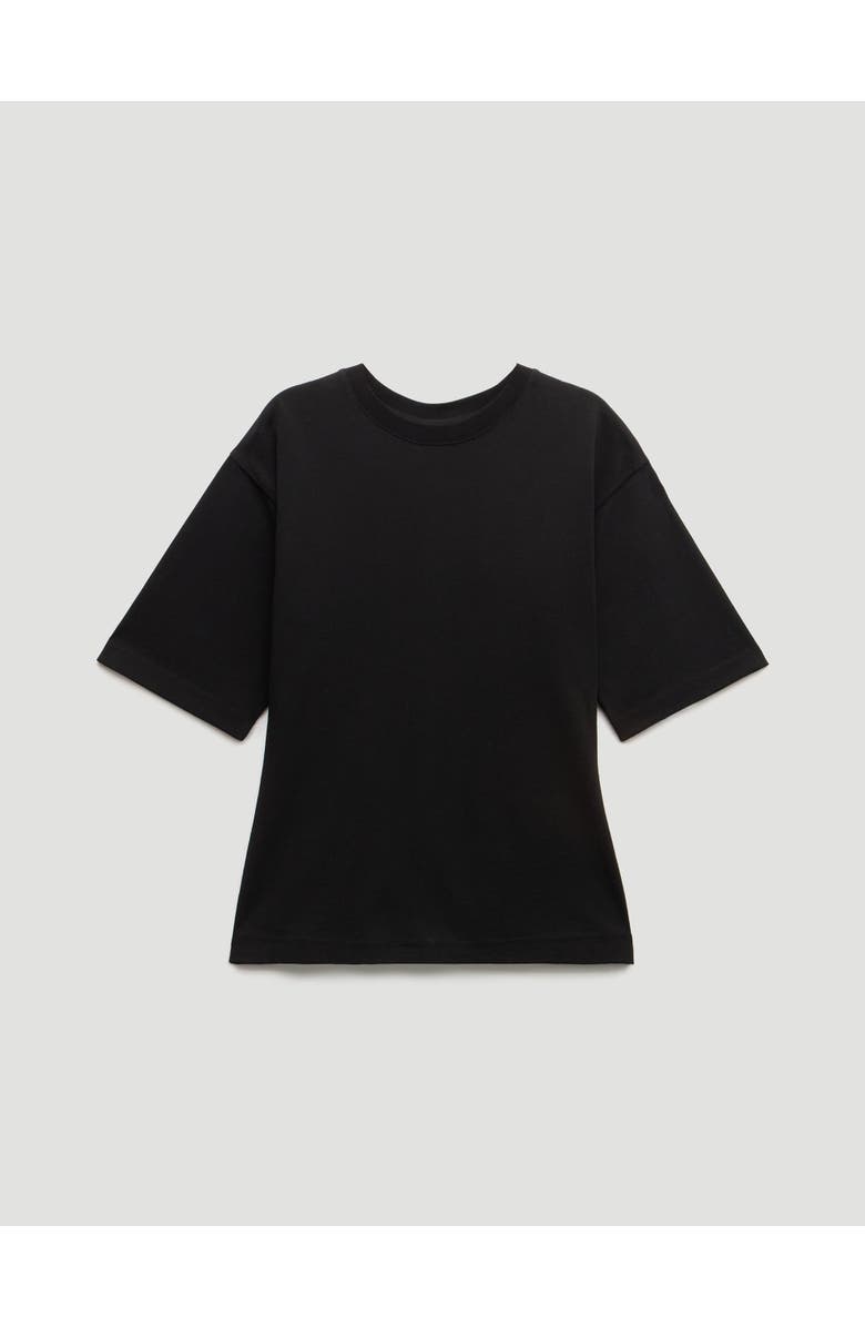 Hush Zip Detail Short Sleeve T-Shirt, Alternate, color, Black