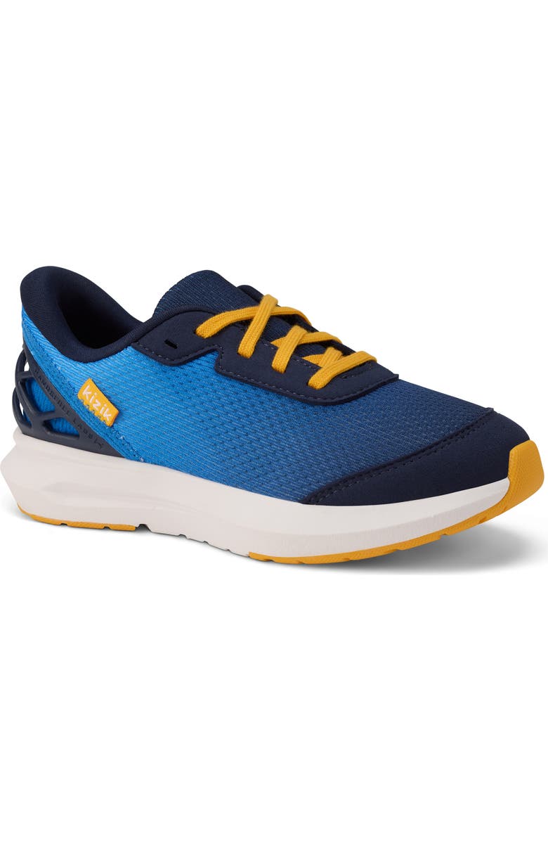 Kizik Kids' Athens 2 Hands-Free Sneaker, Main, color, Super Sonic/ Naval Academy