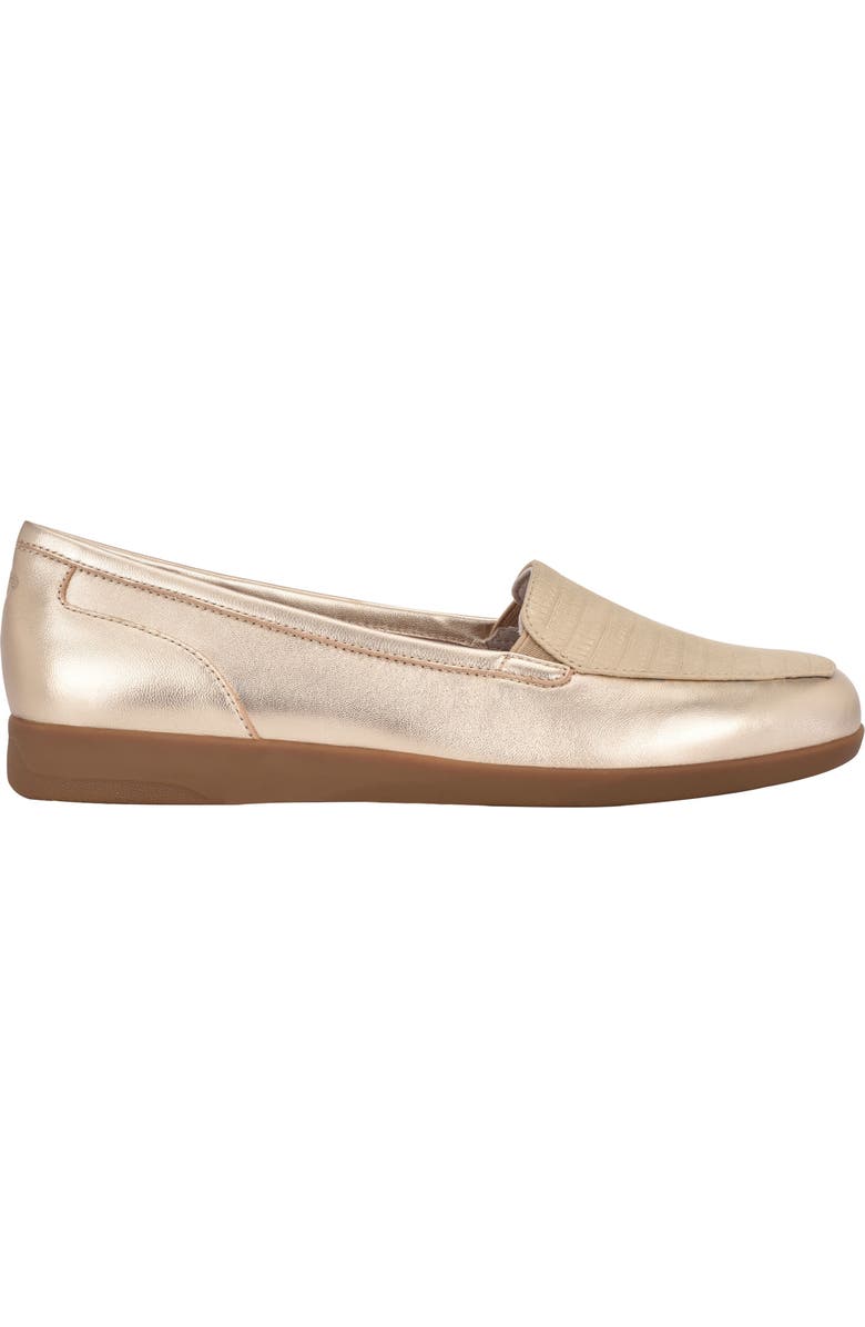 Easy Spirit Devitt Flat, Alternate, color, Gold