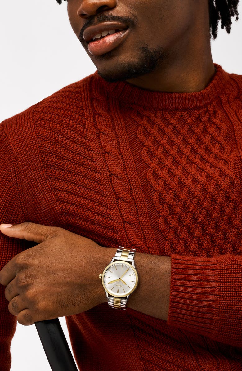 Fossil Fenmore Two-Tone Bracelet Watch, 44mm, Alternate, color, Two Tone