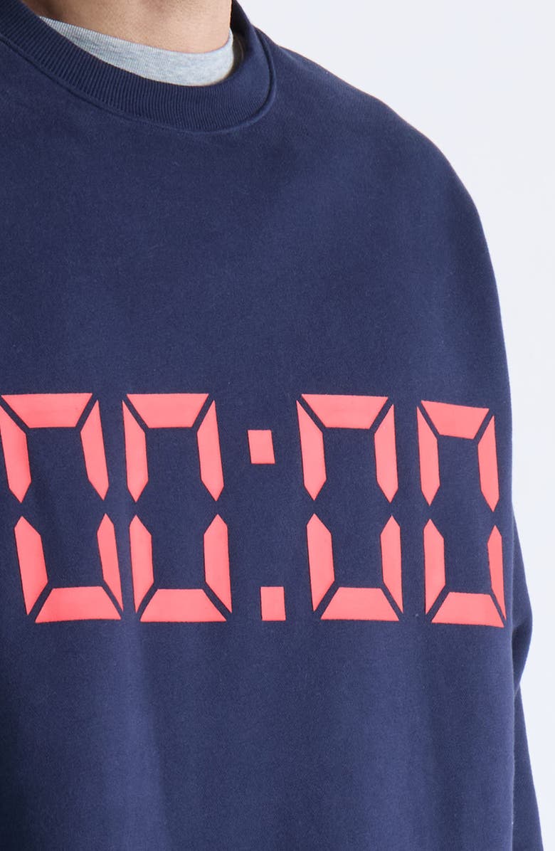 VOUSETI Us Against Time Crewneck Sweatshirt, Alternate, color, 