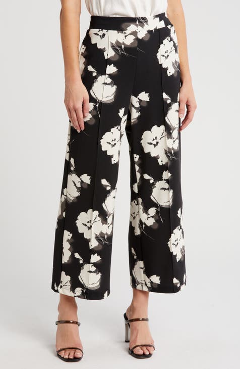 Wide Leg Crepe Pants