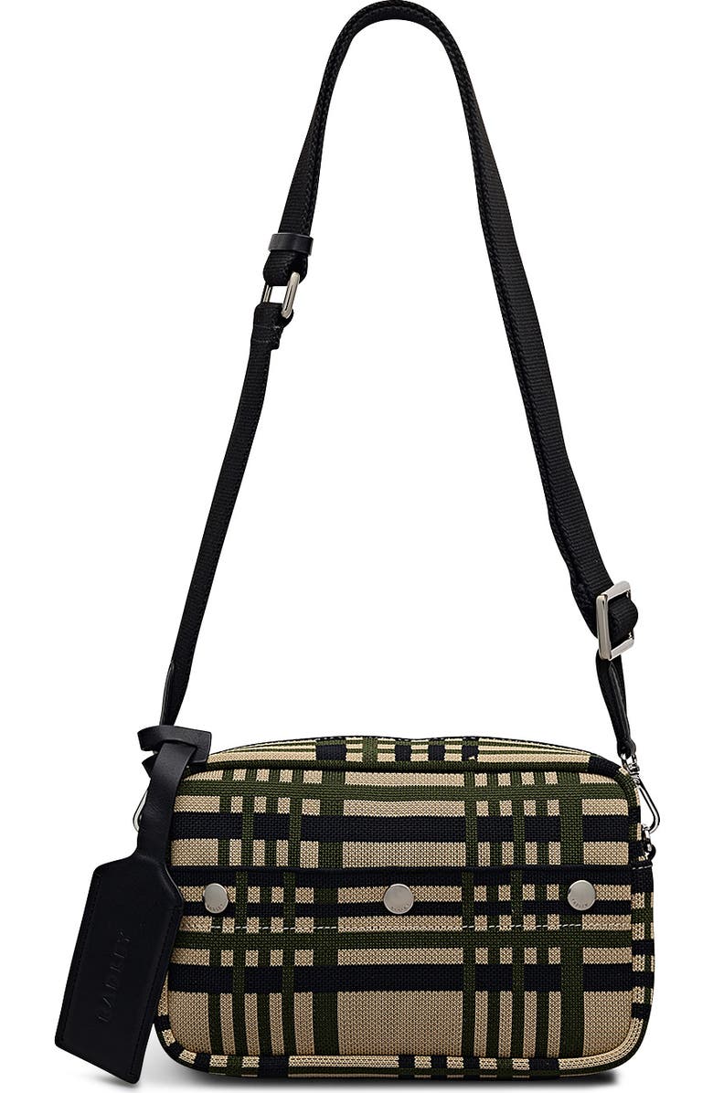 Radley Hadleigh Place - Check Small Ziptop Crossbody Bag, Main, color, Porcini