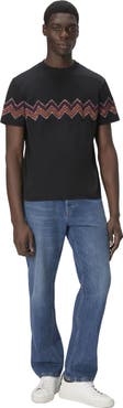 Missoni T-shirt With Maxi Chevron Insert