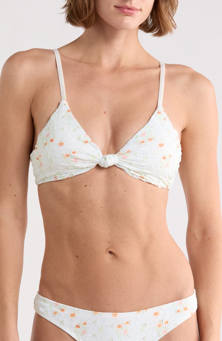 Dippin Daisys Zen Bikini Top, Main, color, Rosewater