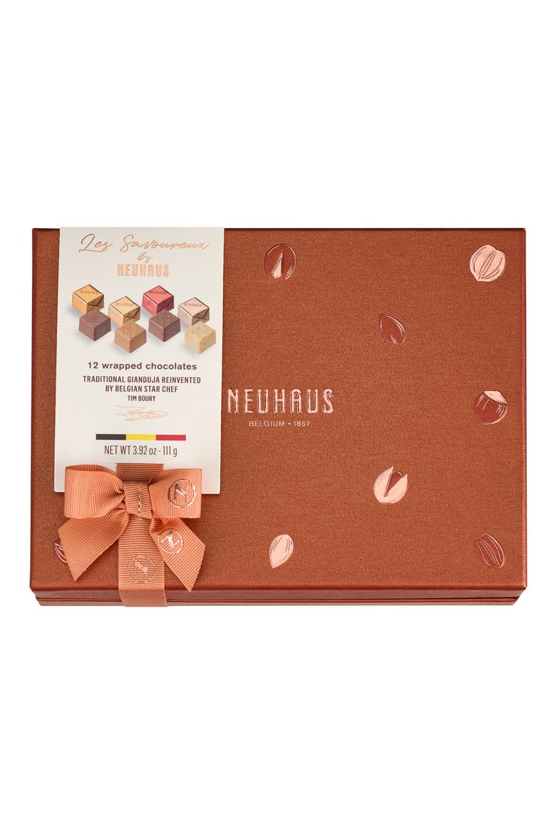 Les Savoureux Assorted 12-Piece Chocolate Collection, Main, color, LIGHT BEIGE