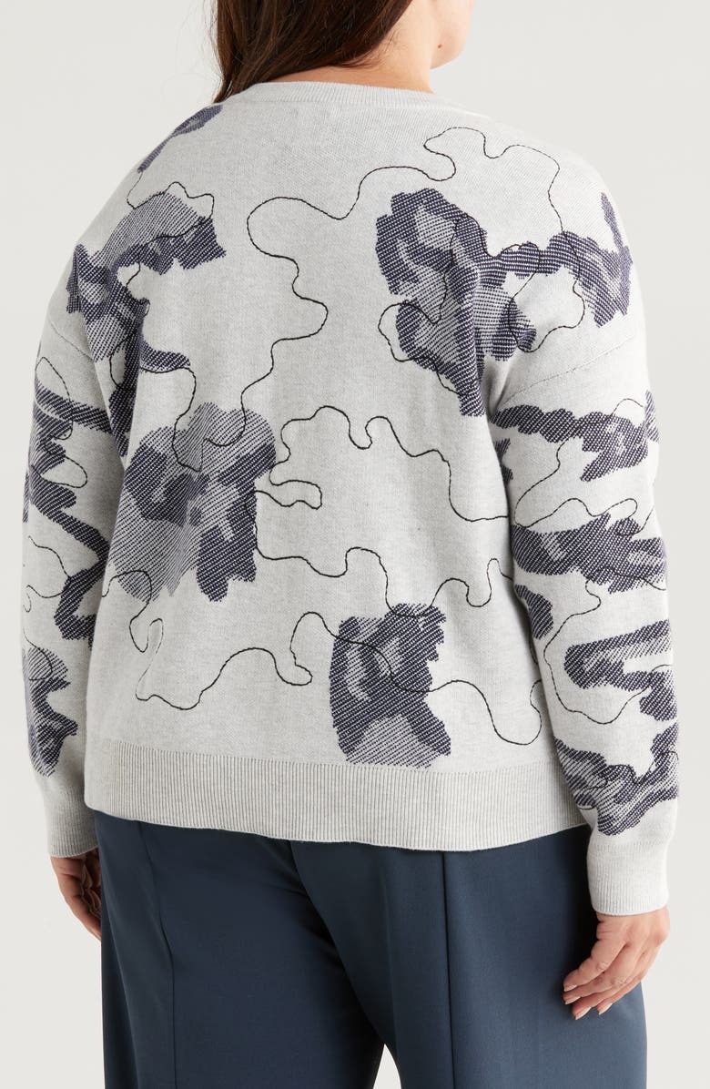 NIC+ZOE Direction Drift Cotton Blend Sweater, Alternate, color,