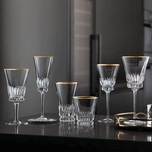 Villeroy & Boch Grand Royal Gold White Wine Pair In Clear