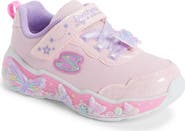 SKECHERS Kids' Lil Butterfly Bliss Light-Up Sneaker