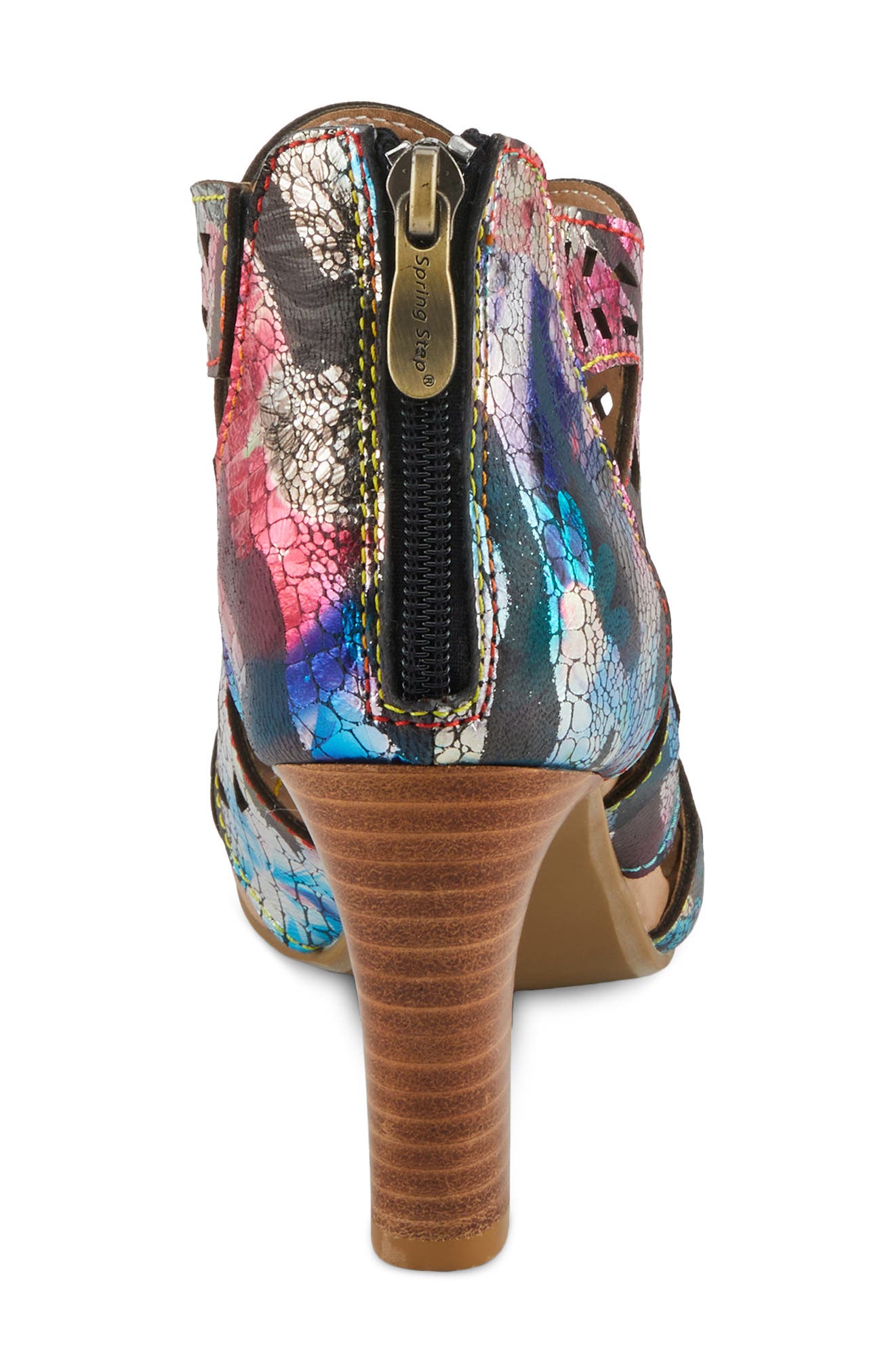 L
Artiste by Spring Step Amora Sandal, Alternate, color, Fuchsia Multi Metallic