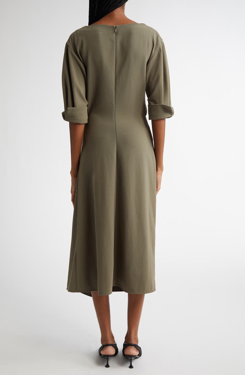 Proenza Schouler Maisie Matte Double Crepe Dress, Alternate, color, 