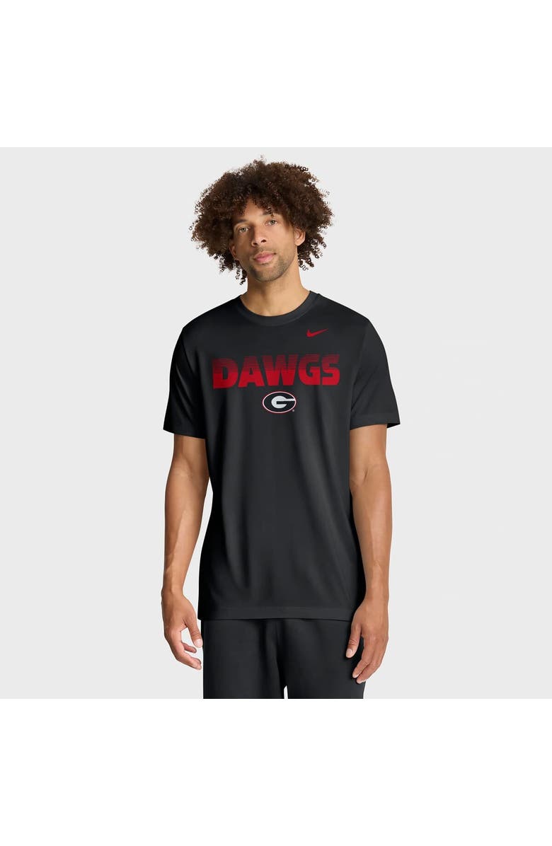 Nike Men's Nike Black Georgia Bulldogs Primetime Legend Kinetic Mantra Dri-FIT T-Shirt, Main, color, Black