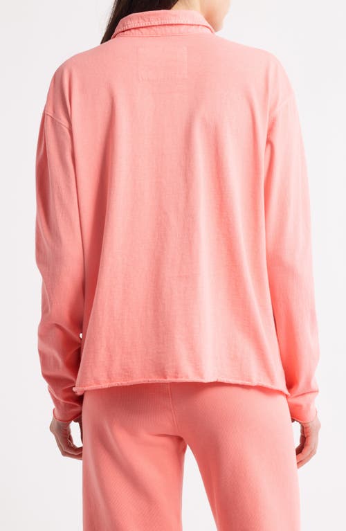 Frank & Eileen Patrick Popover Henley In Passion Fruit