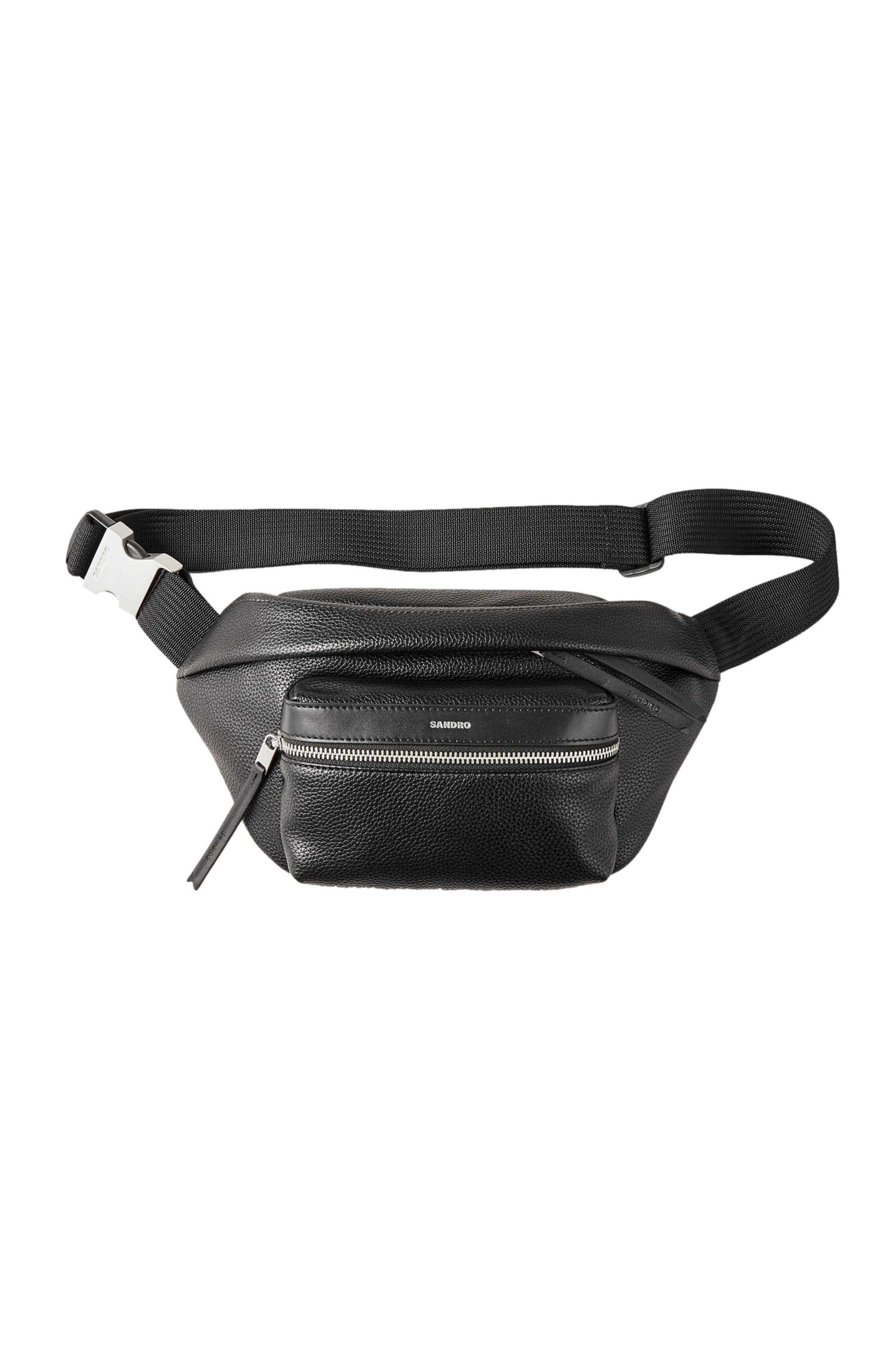 SANDRO Belt bag, Main, color, Black