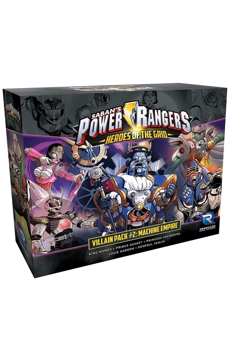 Renegade Game Studios Power Rangers Heroes Of The Grid Villain Pack #2 Machine Empire Expansion, Main, color, Multicolored