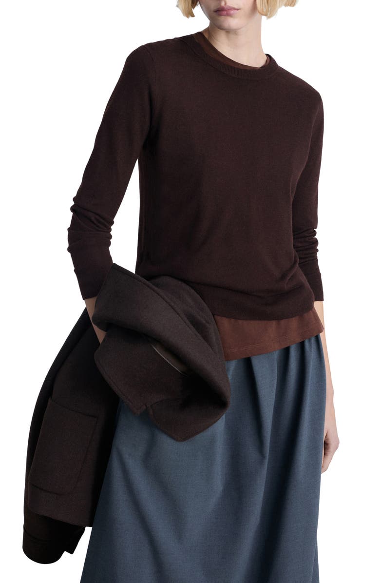 MANGO Crewneck Sweater, Main, color,