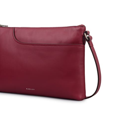 Radley Pockets Medium Ziptop Crossbody Bag In Red