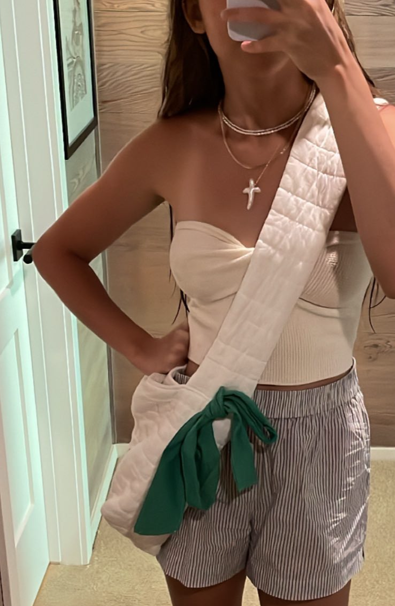 Joiana Jewelry Pearl Cross Necklace, Alternate, color, Pearl / Silver