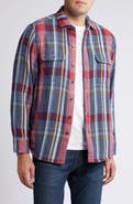 Tommy Bahama Copper Canyon Plaid Button-Up Shirt Jacket
