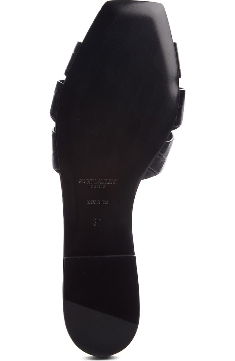 Saint Laurent Tribute Slide Sandal, Alternate, color,