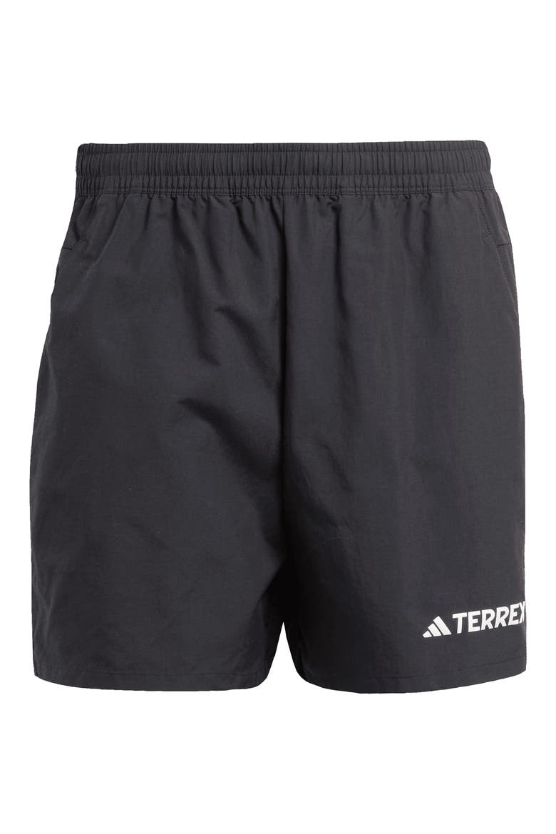 Terrex Trail Shorts, Alternate, color, BLACK