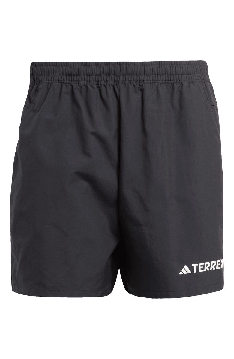adidas Terrex Trail Shorts, Alternate, color, Black