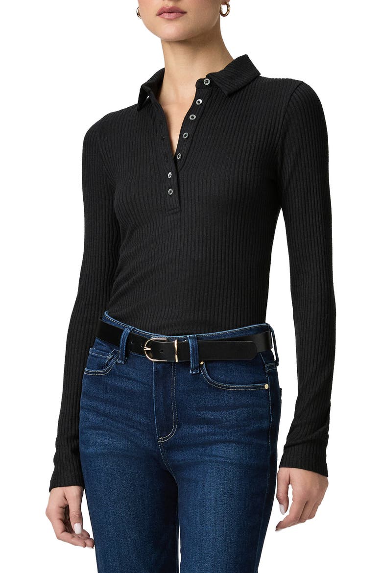 Eden Rib Top, Main, color, BLACK