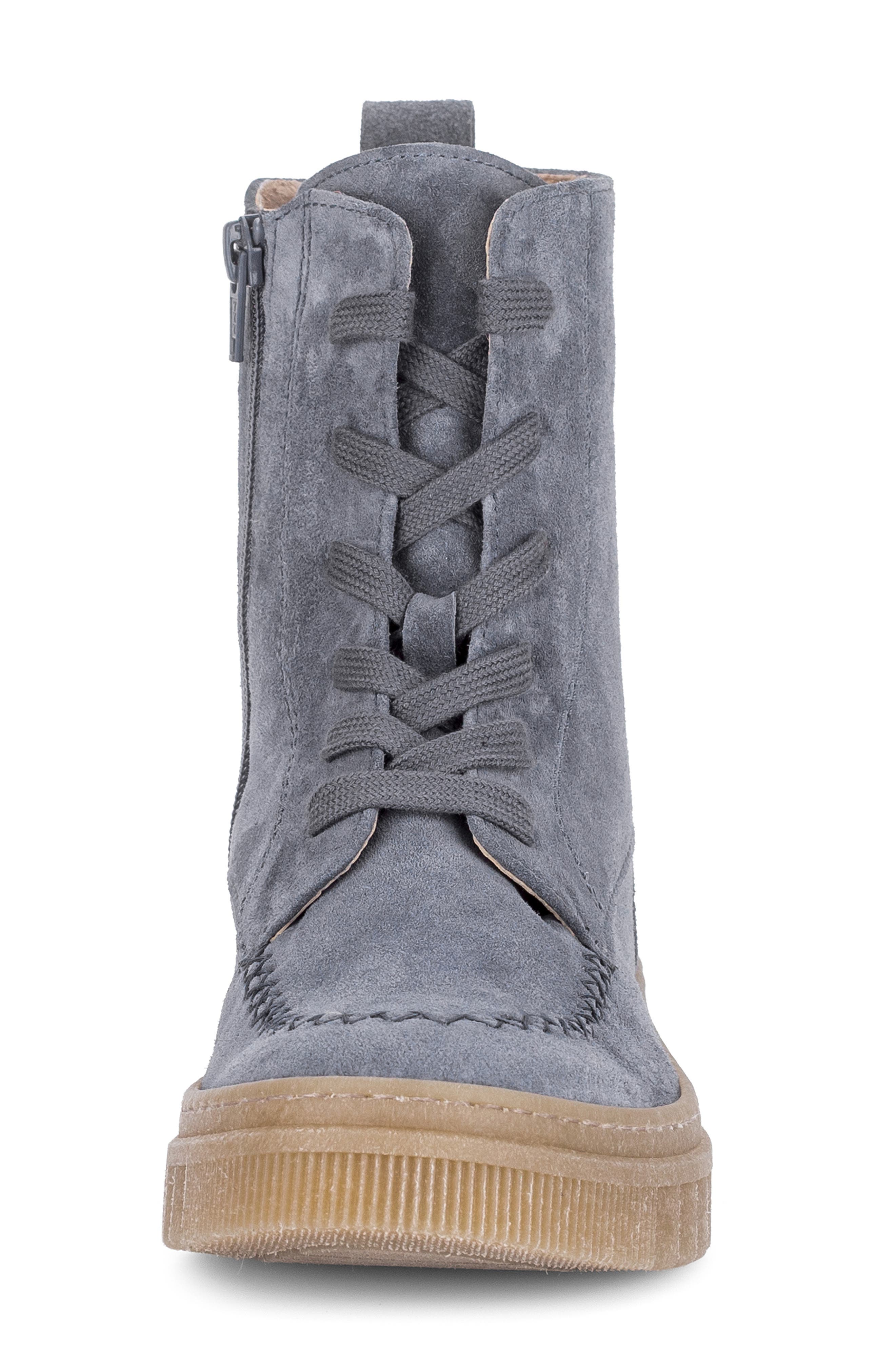 Lace-Up Boot, Alternate, color, DENIM