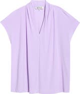 KASPER Cap Sleeve Shirt