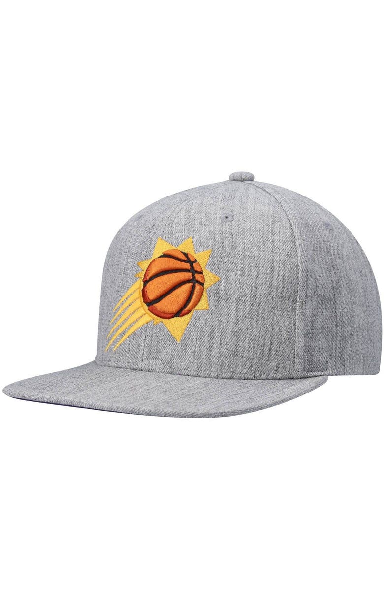 Mitchell & Ness Men's Mitchell & Ness Heathered Gray Phoenix Suns 2.0 Snapback Hat, Main, color, Heather Gray