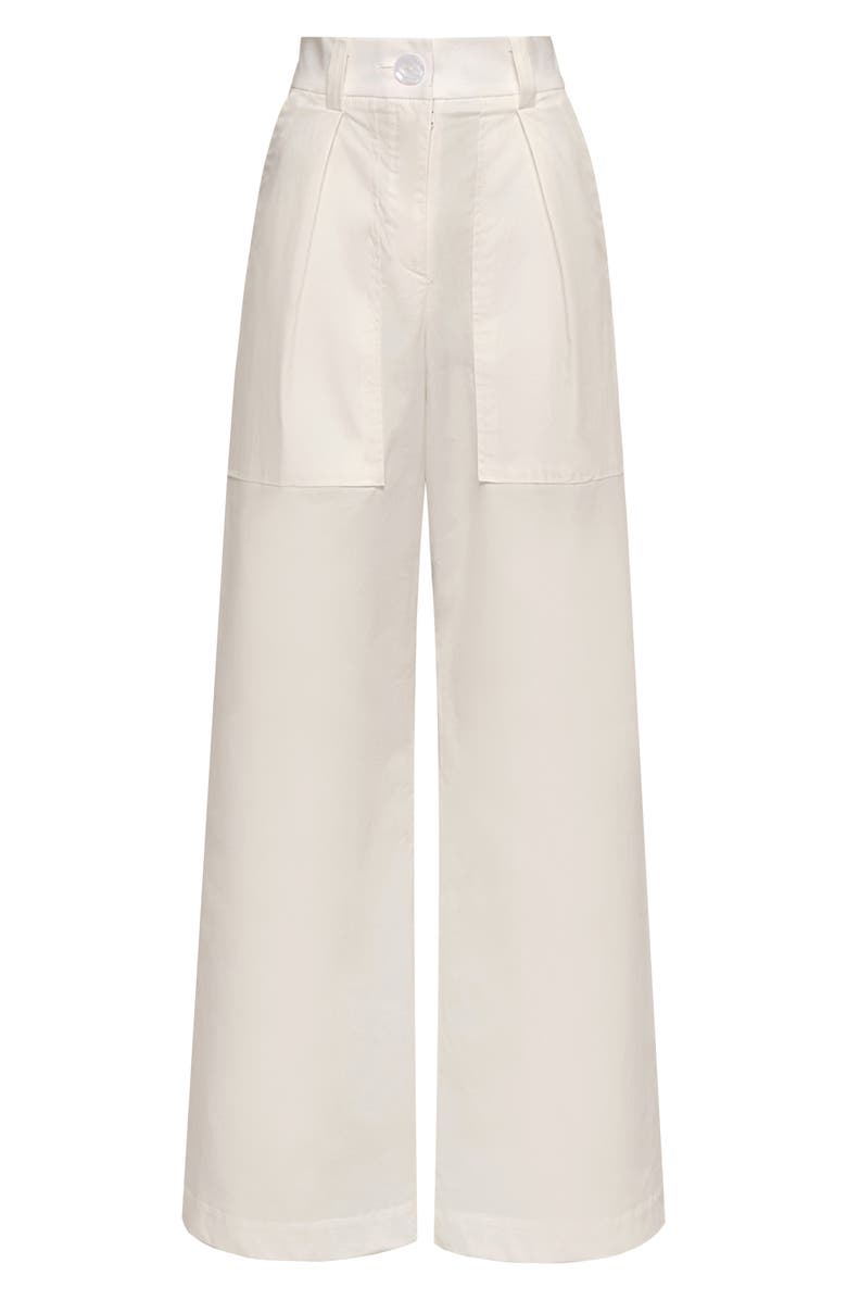 The Lulo Project Stretch Cotton Cargo Pants, Main, color, Crudo