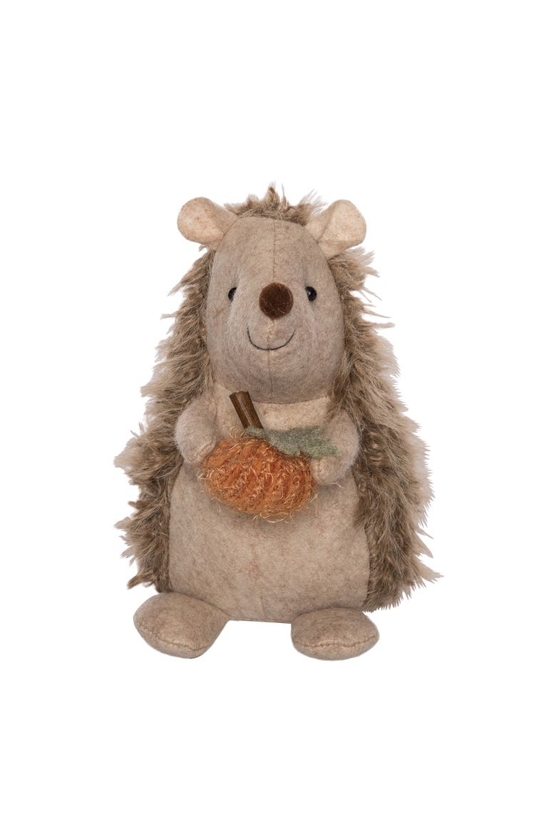 PHedgehog Decor Multicolor Animal Figurine for Fall Harvest Tabletop Indoor Home Decoration Gift, Main, color, Beige