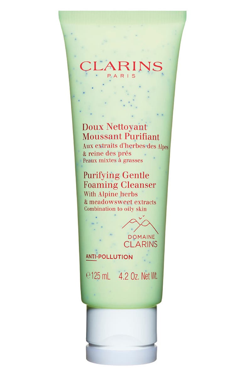 Clarins Purifying Gentle Foaming Cleanser with Salicylic Acid, Main, color,
