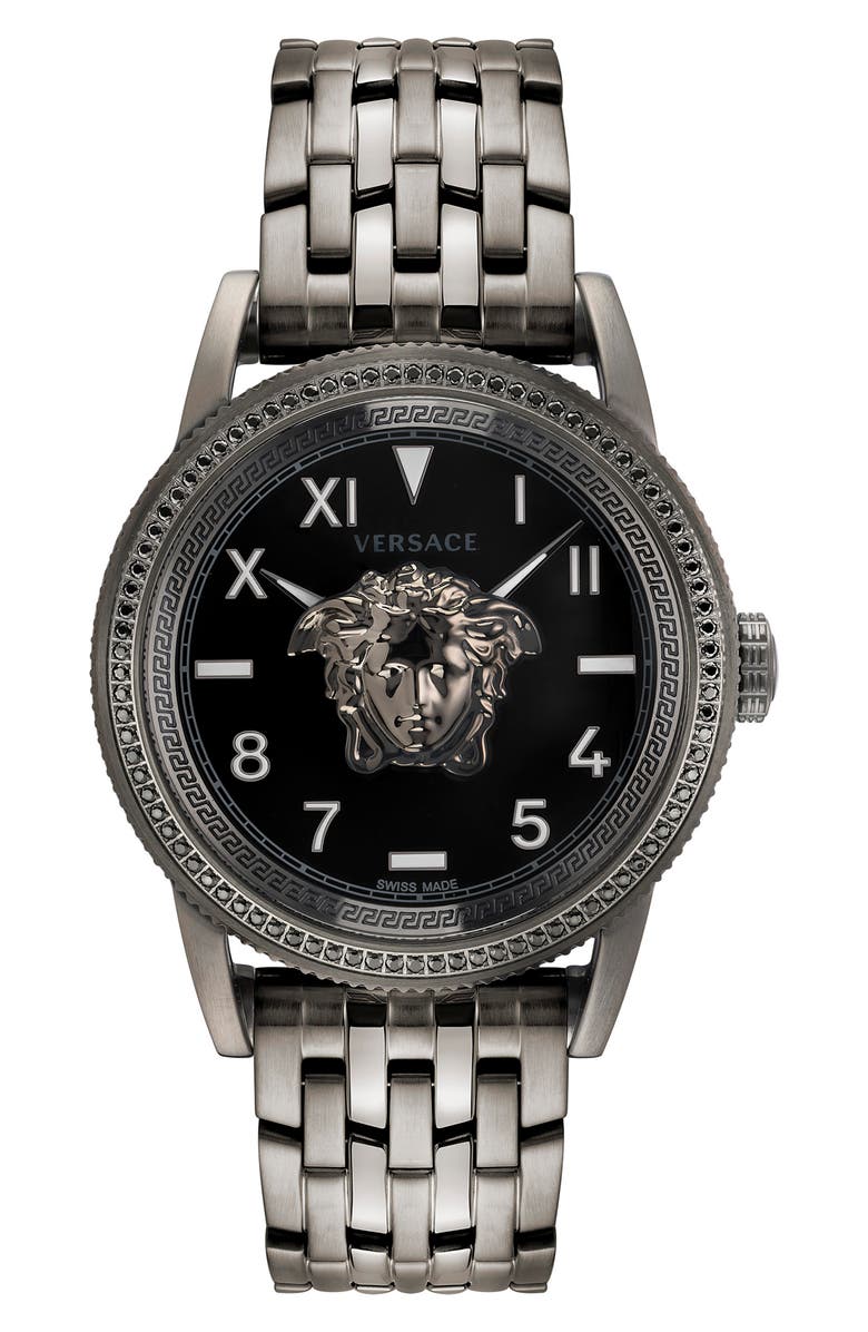 Versace Palazzo Bracelet Watch, 43mm, Main, color, 